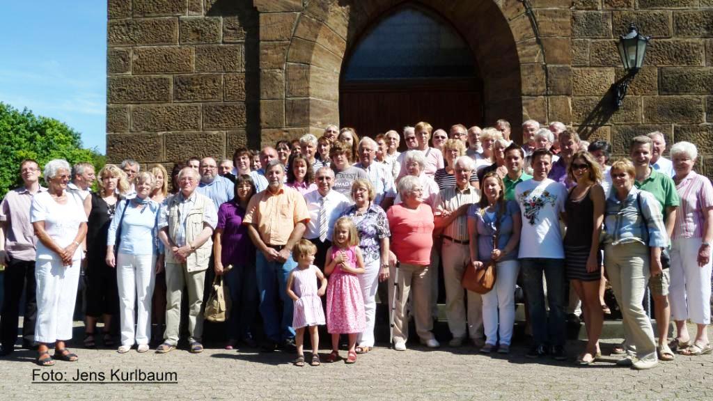 Gruppenbild der Familien Kurlbaum